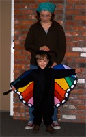 Johann the Rainbow Butterfly - Halloween